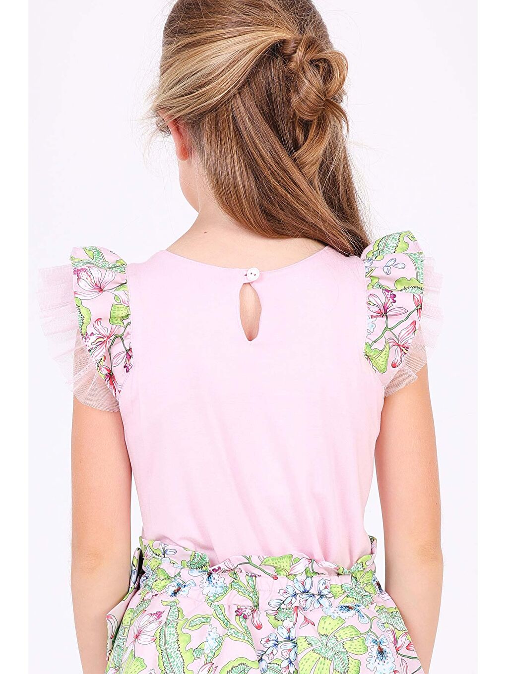 Kız Çocuk Bluz Pembe-3