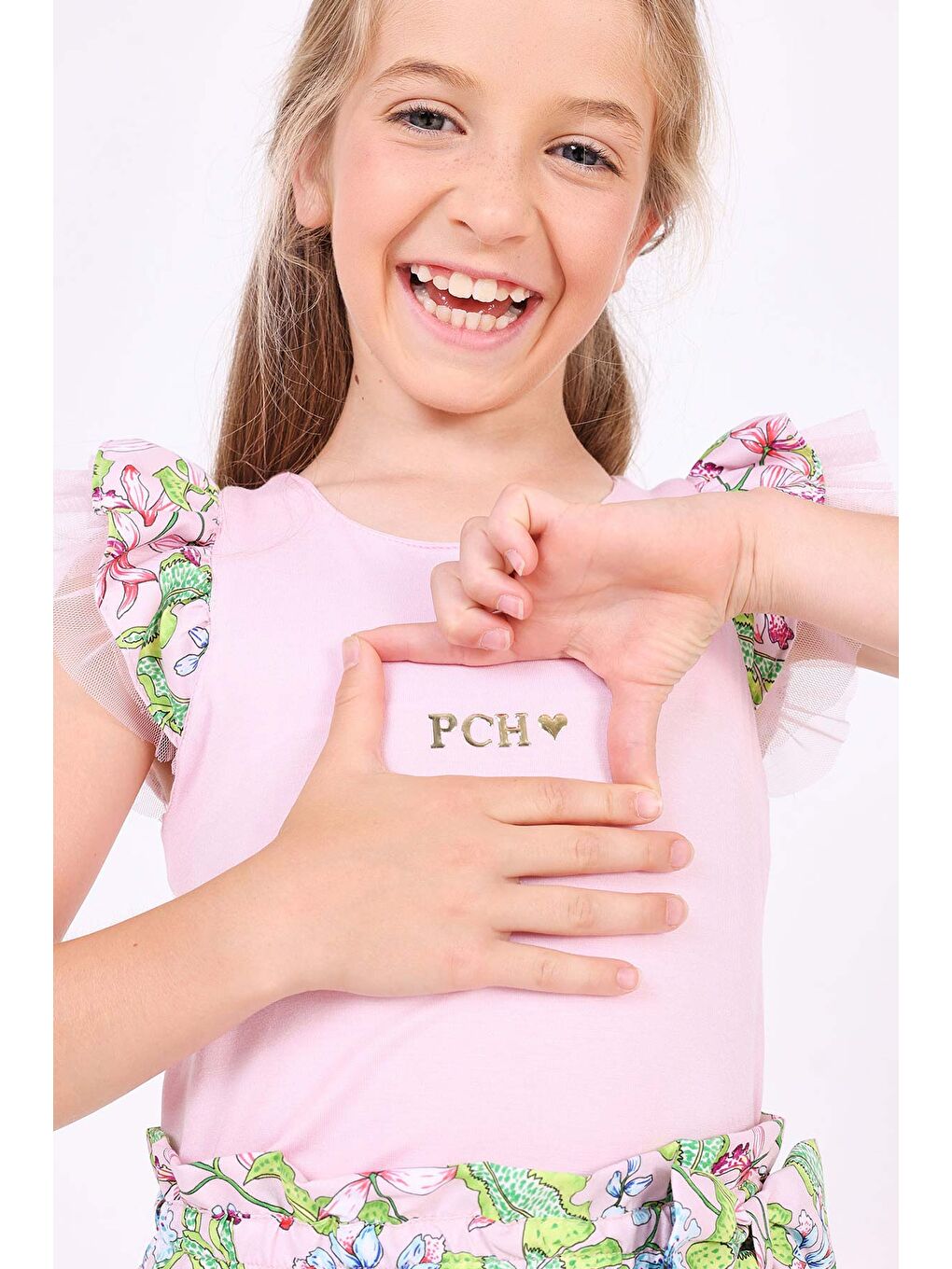 Kız Çocuk Bluz Pembe-4