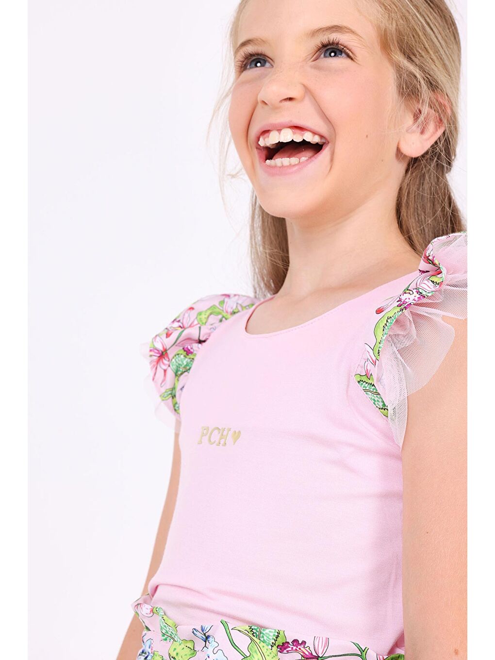 Kız Çocuk Bluz Pembe-5