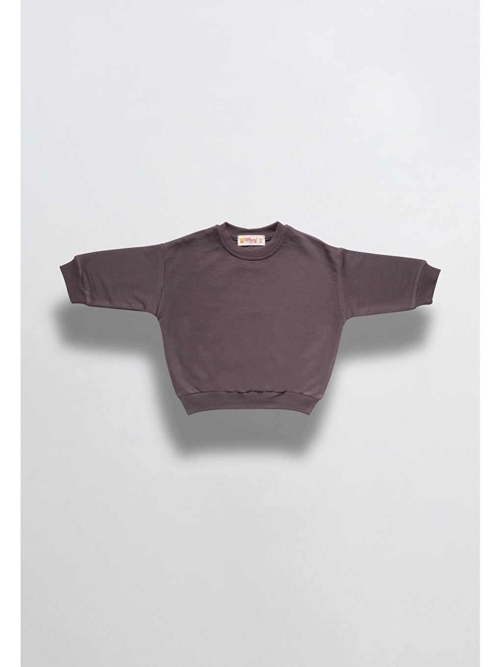 Gri Unisex %100 Pamuk Oversize Sweatshirt