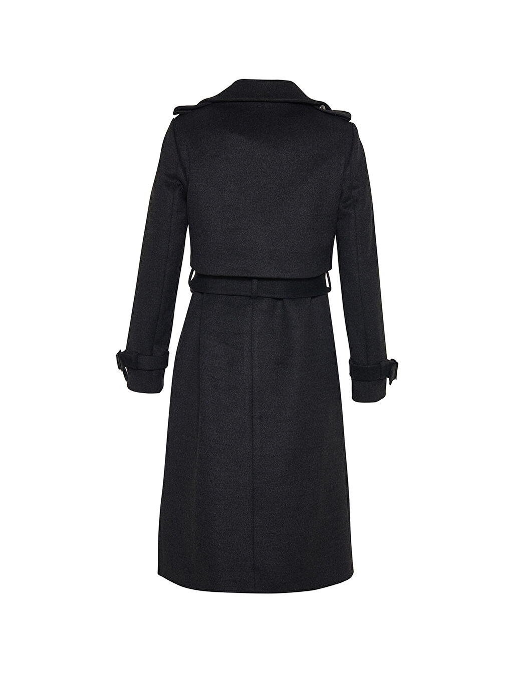 Antrasit 8096111 Gömlek Yaka Kaban-2