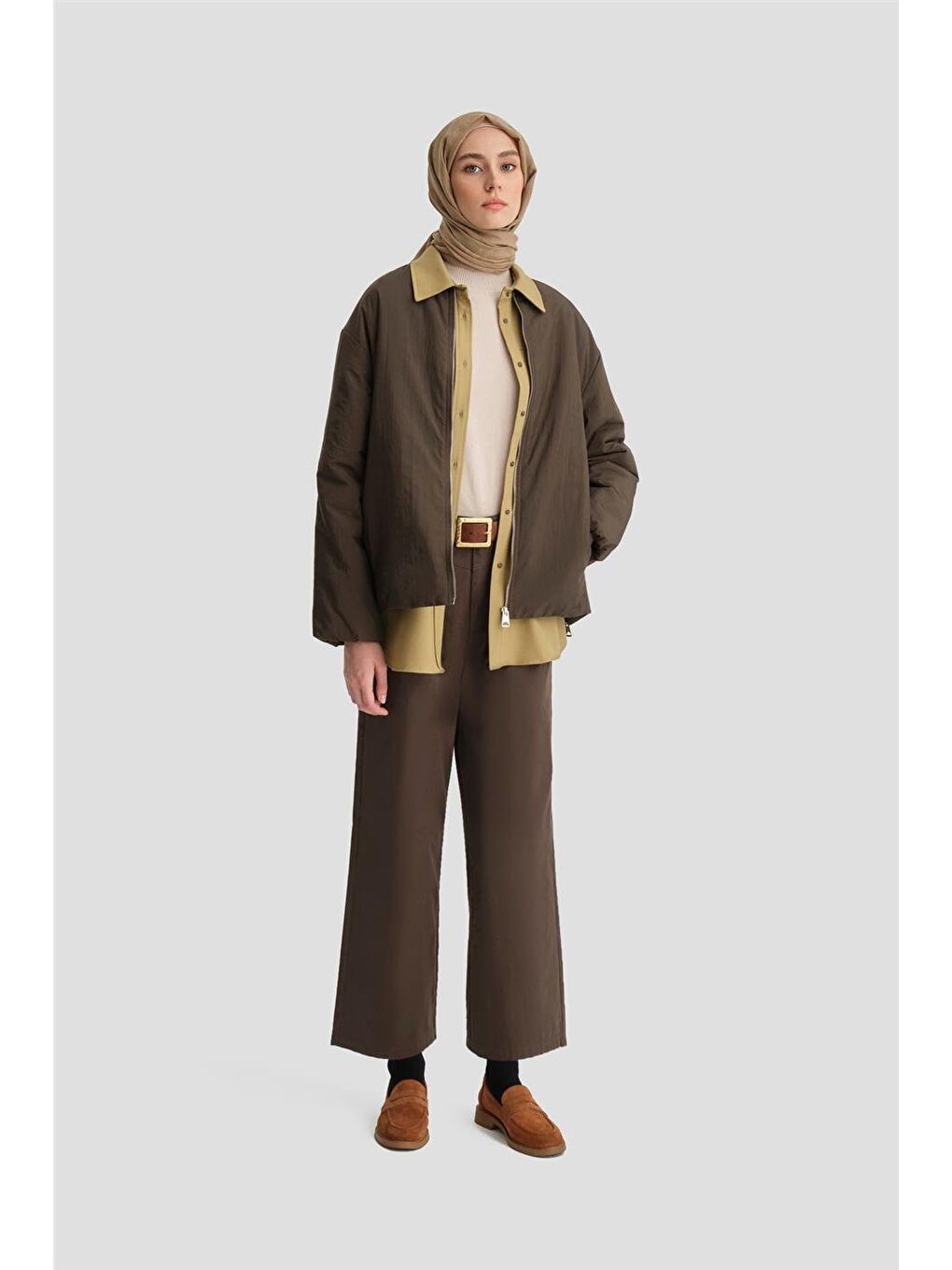 Straight Pantolon Ort2720 Haki-1