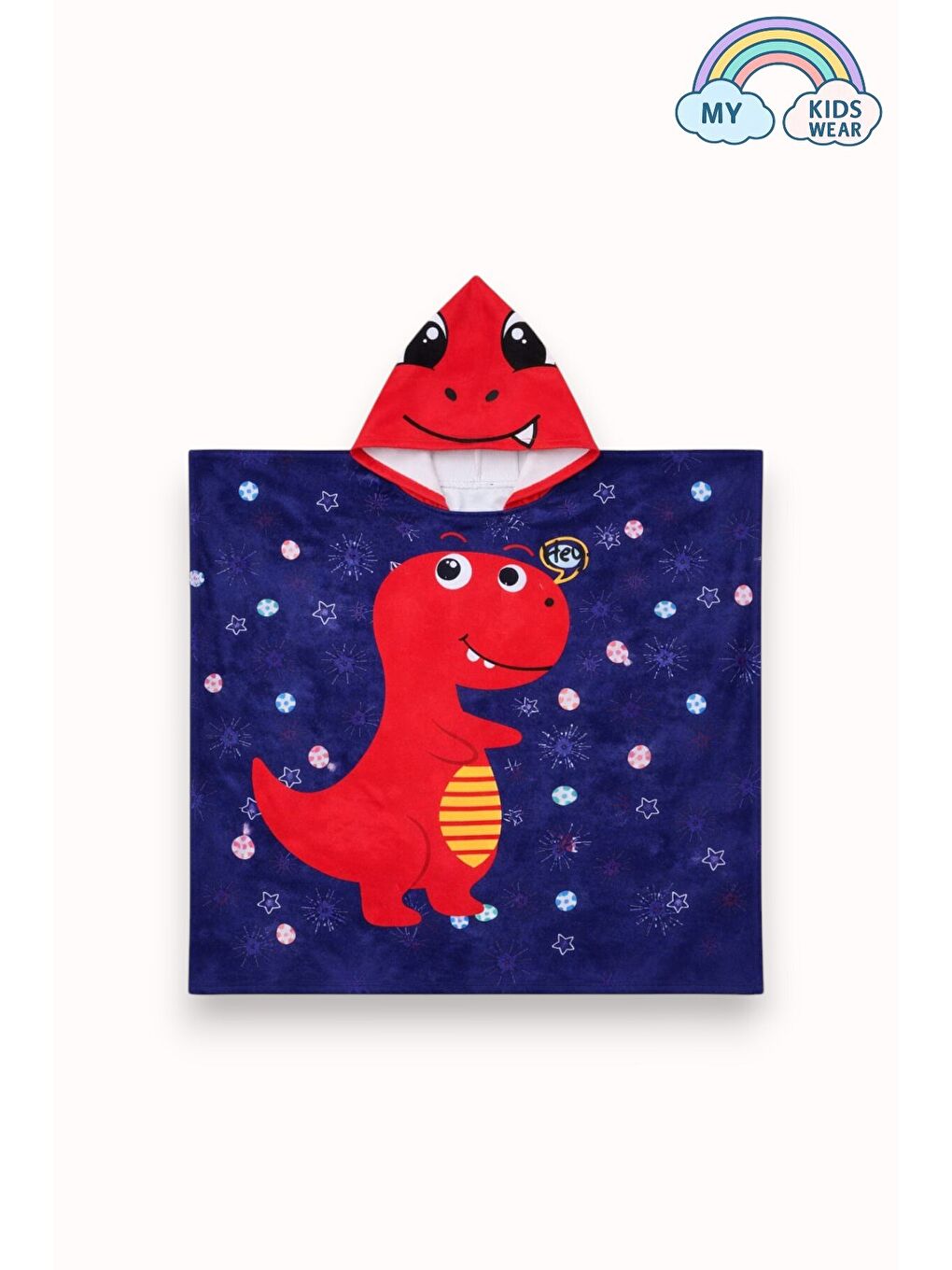 Pembe Erkek Çocuk Deniz Kombini 3’lü Set – Mayo, Havlu ve Bone 12579-1