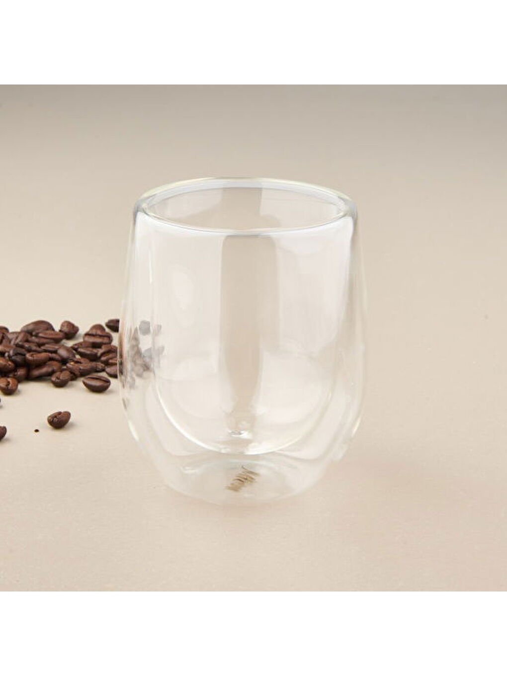 Renksiz Çift Cidarlı Bardak - Şeffaf - 250 ml-1