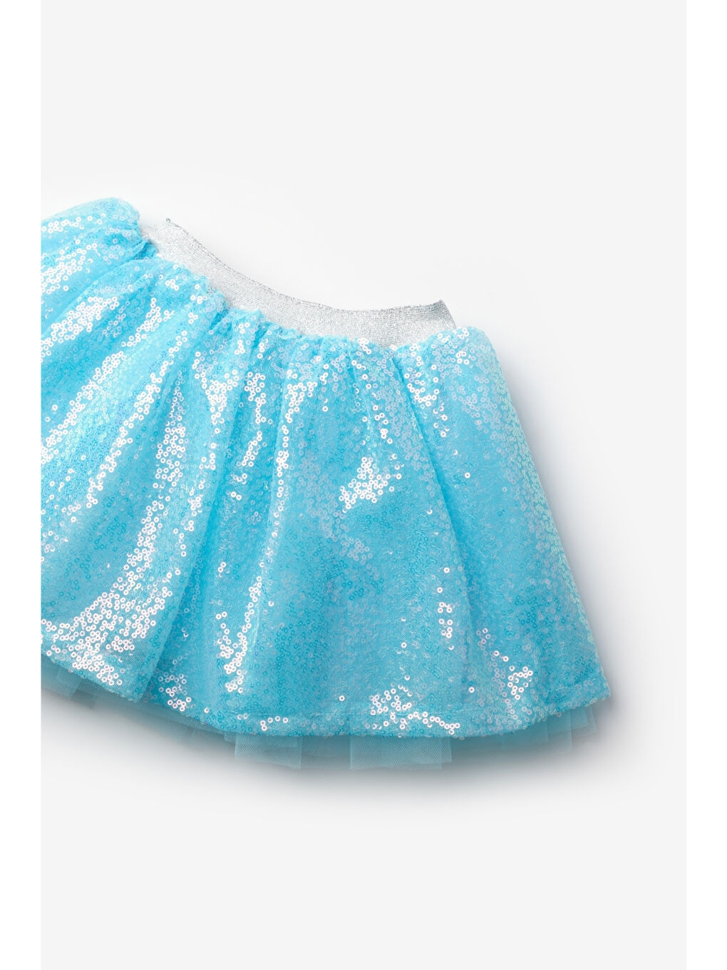 Mavi Üzeri Pullu Kız Çocuk Etek - Gracie-5