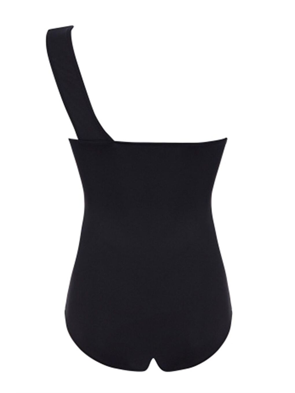 Siyah Tek Omuz Varaklı Mayo-1