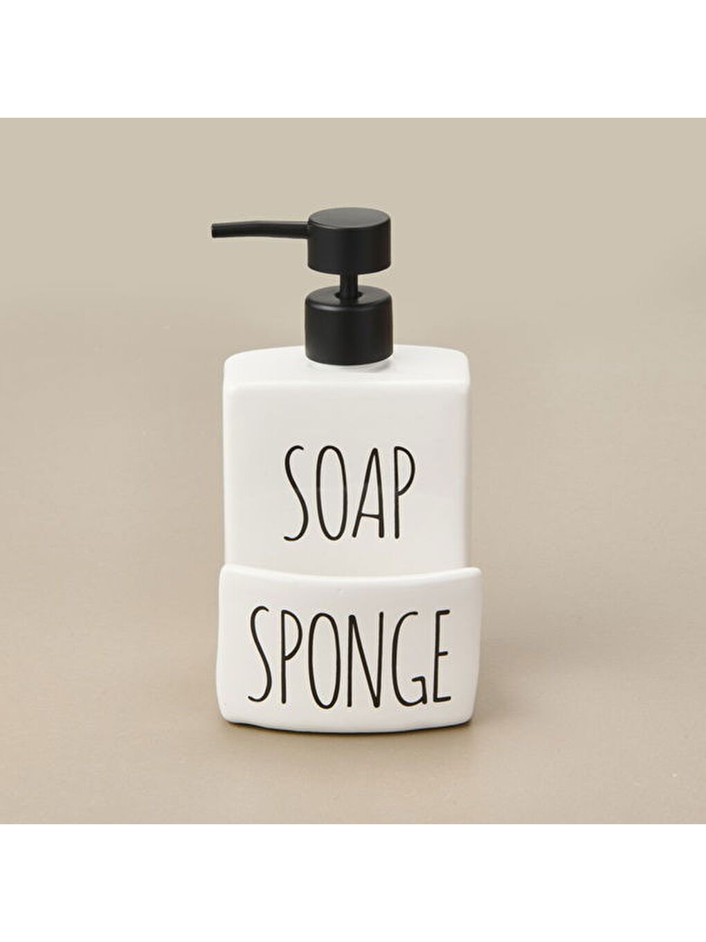 Soap Sıvı Sabunluk - Beyaz / Siyah