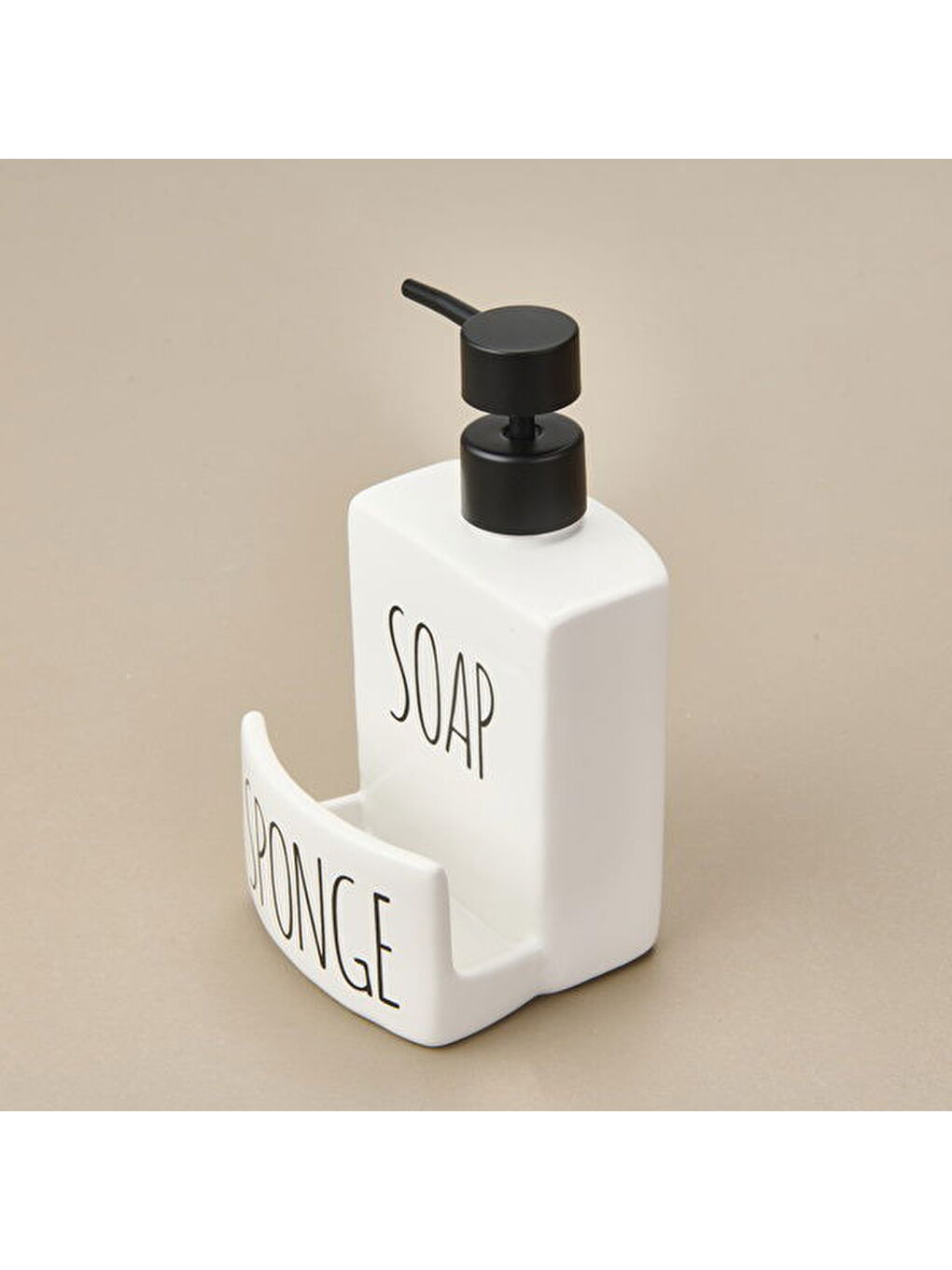 Soap Sıvı Sabunluk - Beyaz / Siyah-3