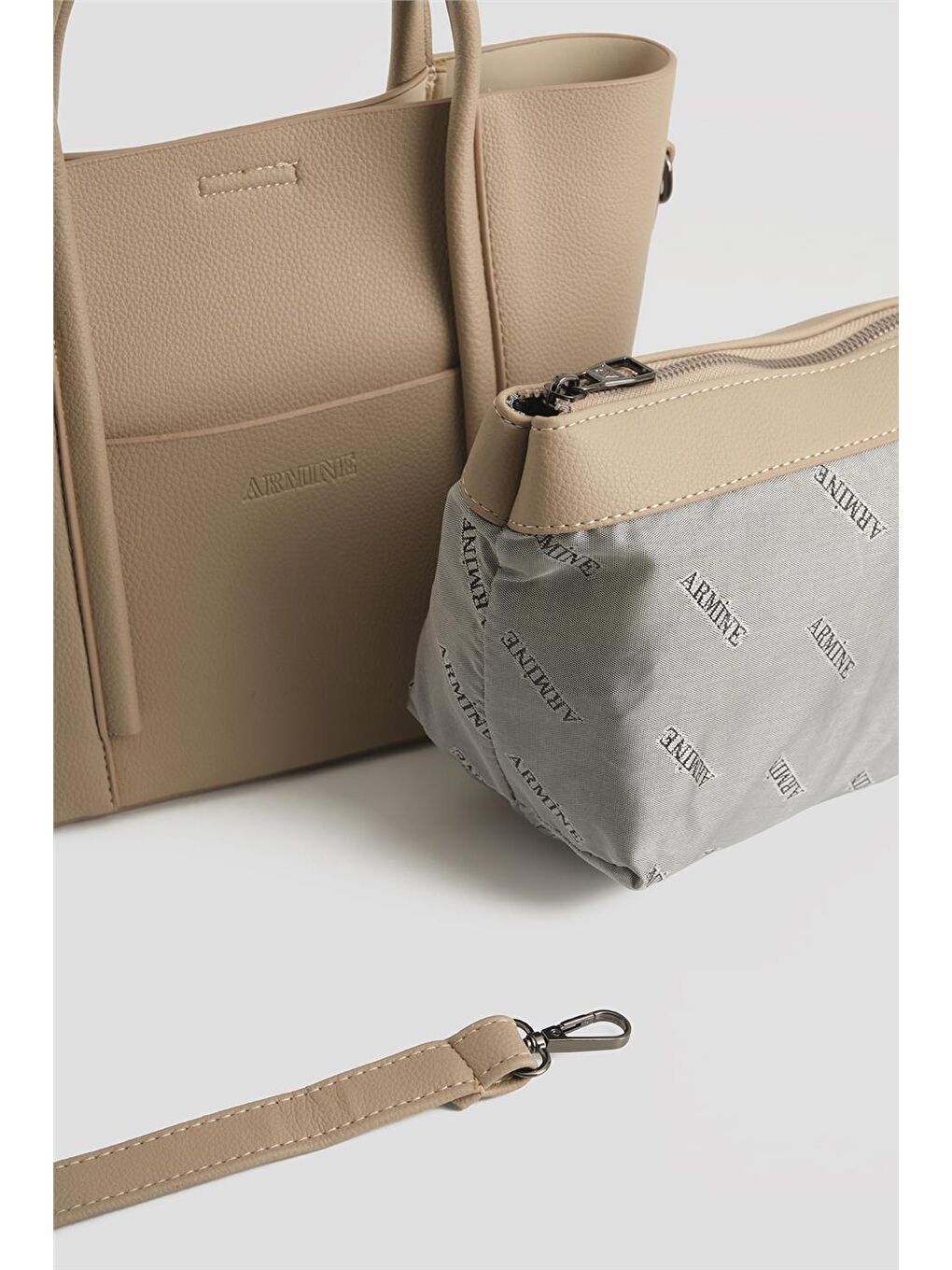 Bej Çanta Pia 25Yd7398 Vizon-2