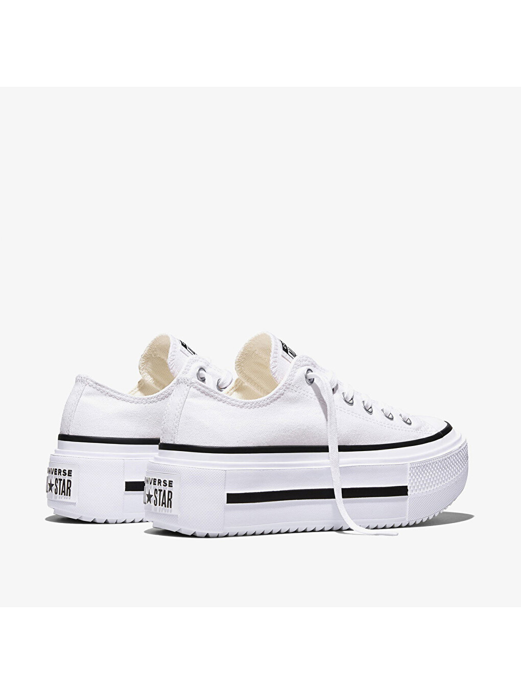 Chuck Taylor All Star Lift Double Stack Pl Kadın Beyaz Sneaker-2