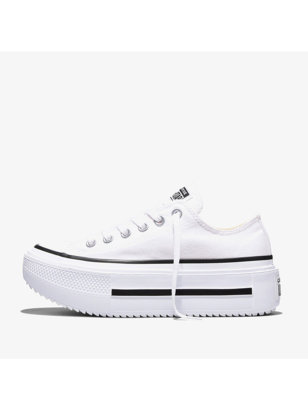 Chuck Taylor All Star Lift Double Stack Pl Kadın Beyaz Sneaker-3