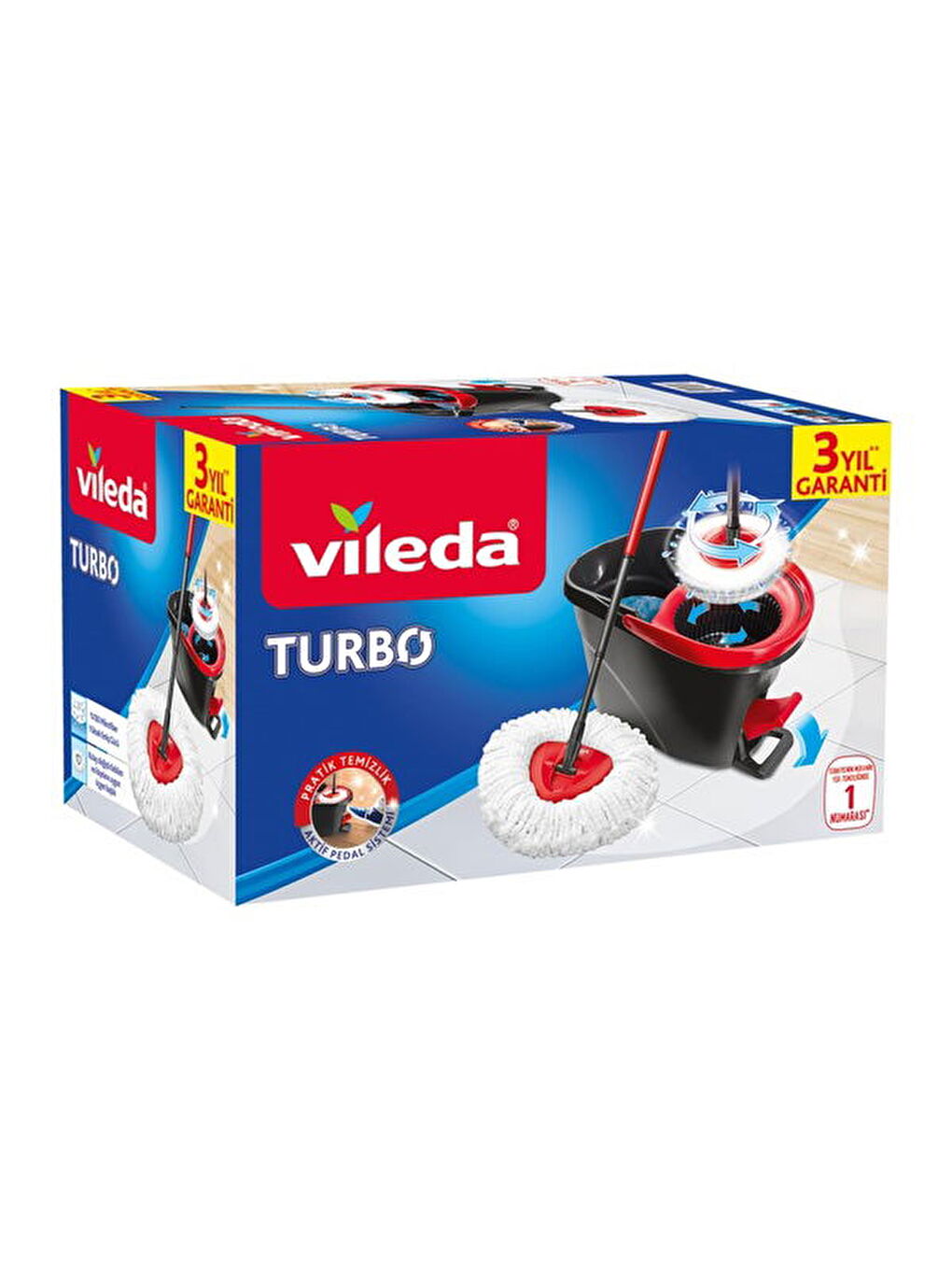 Turbo Pedallı Temizlik Sistemi - Antrasit