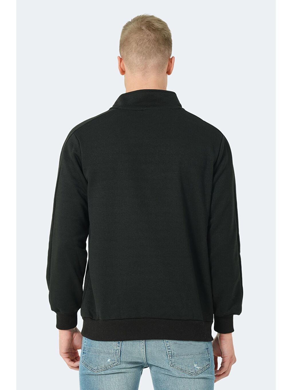 SLAZENGER Siyah Erkek Sweatshirt Siyah - 1