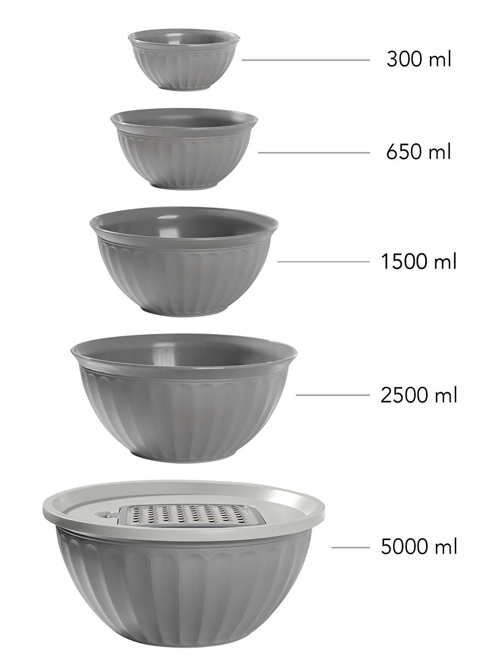 Gri Kapaklı Saklama Kabı-1