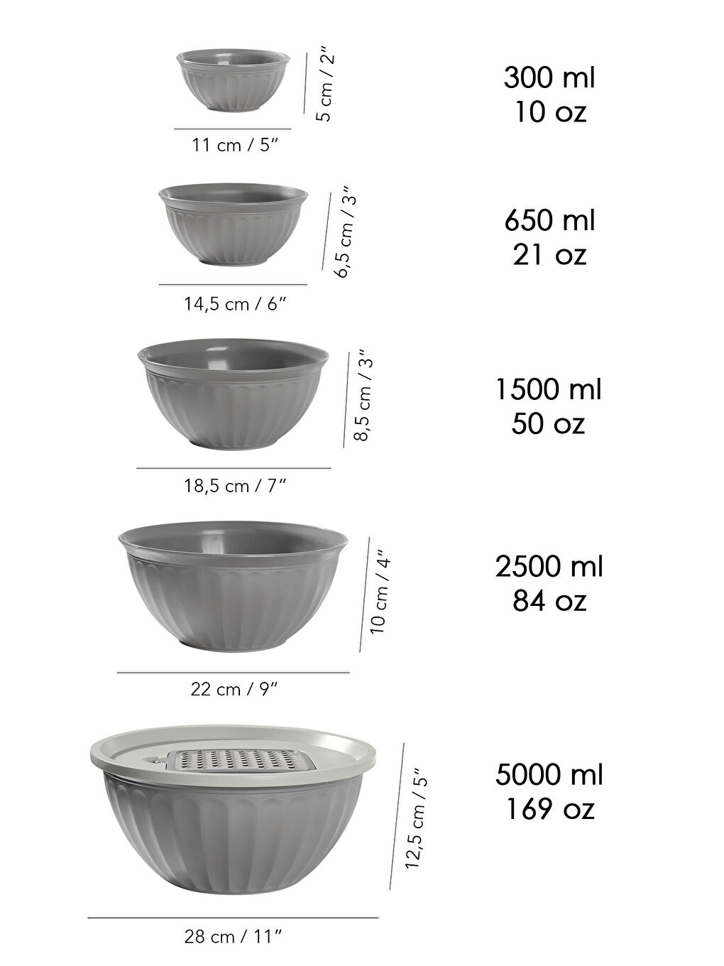 Gri Kapaklı Saklama Kabı-2