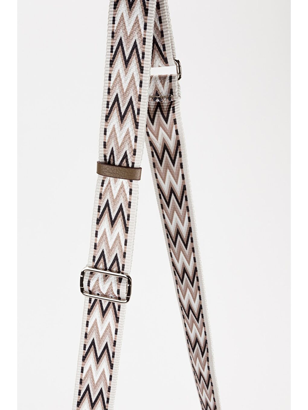 Bej %100 Hakiki Deri Kadın Kolon Askılı Çapraz Omuz Çantası-6