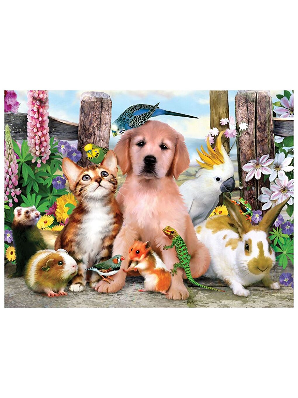 LC WAIKIKI Sevimli Arkadaşlar Selfie Puzzle 100 Parça 10502 - 1
