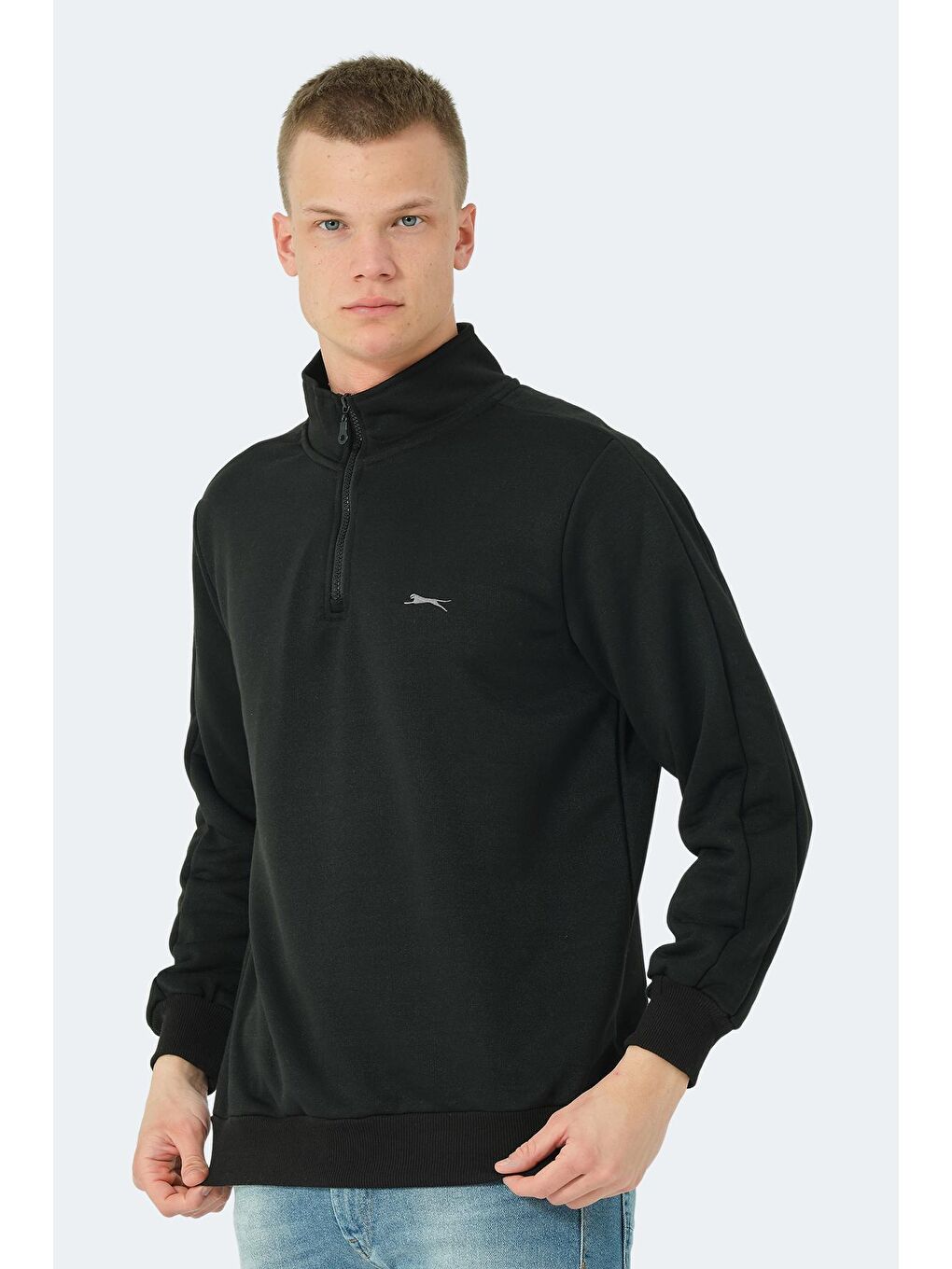 SLAZENGER Siyah Erkek Sweatshirt Siyah - 3