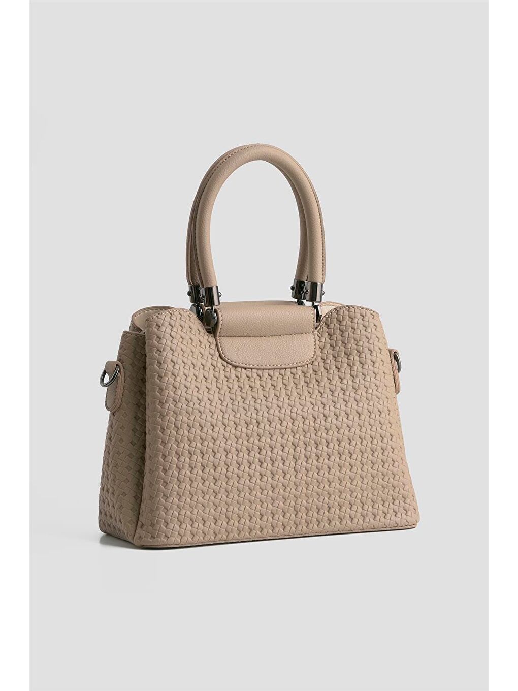 Bej Çanta Örgü 25Yd7342 Vizon-1