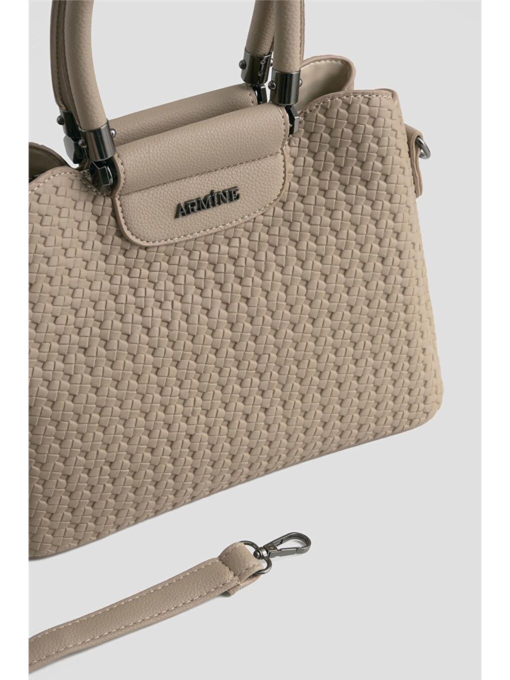 Bej Çanta Örgü 25Yd7342 Vizon-2