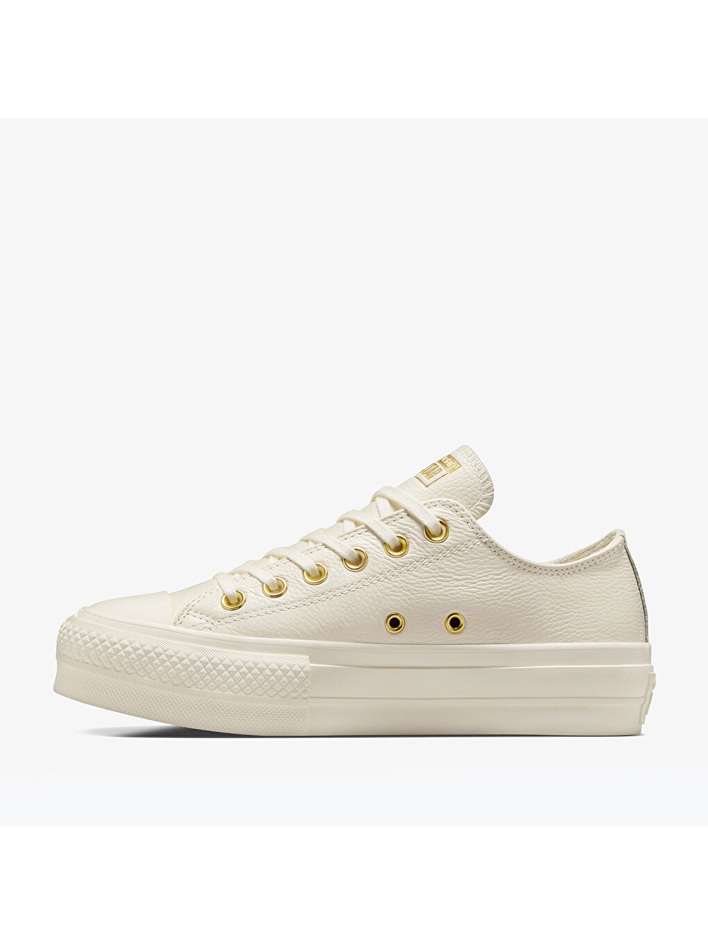 Chuck Taylor All Star Lift Platform Kadın Ekru Sneaker-1