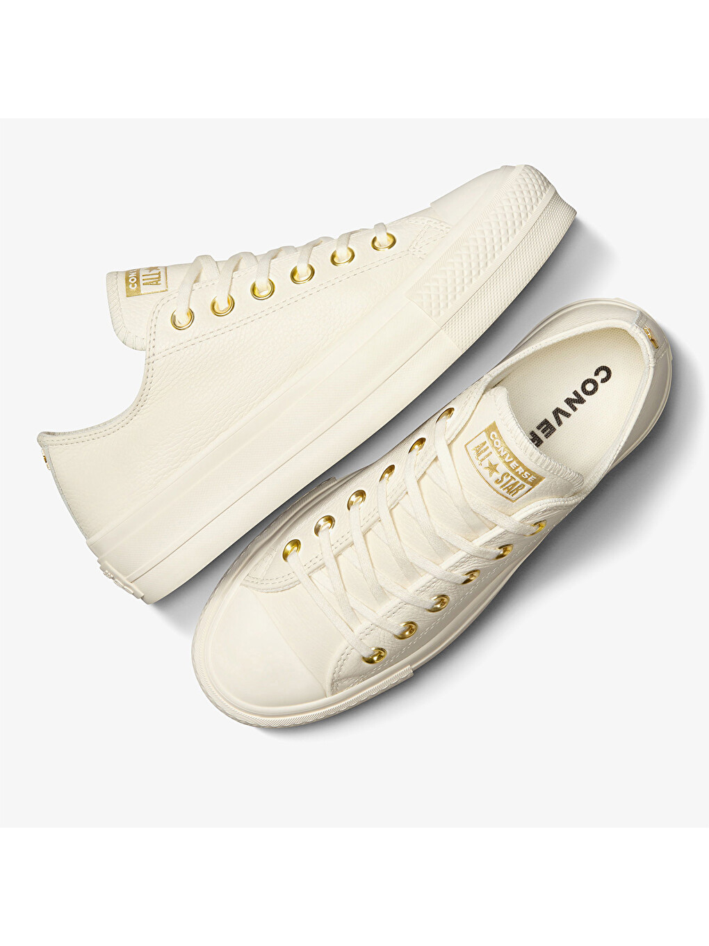 Chuck Taylor All Star Lift Platform Kadın Ekru Sneaker-3