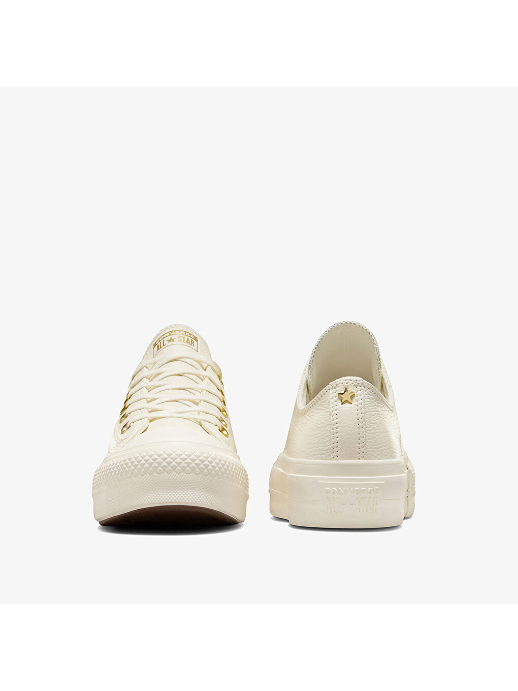 Chuck Taylor All Star Lift Platform Kadın Ekru Sneaker-4