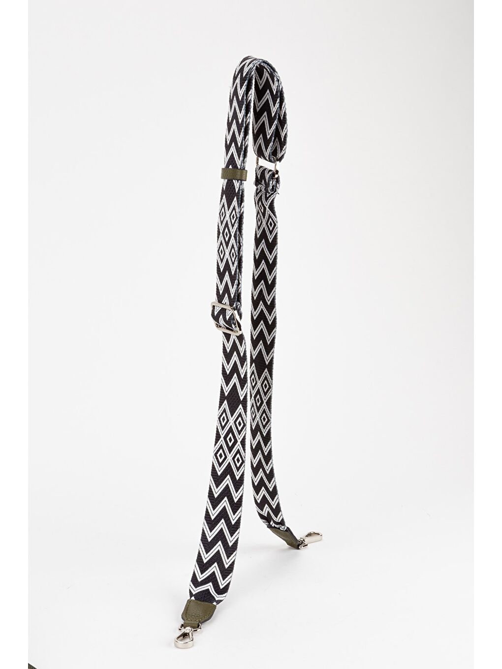 Yeşil %100 Hakiki Deri Kadın Kolon Askılı Çapraz Omuz Çantası-5