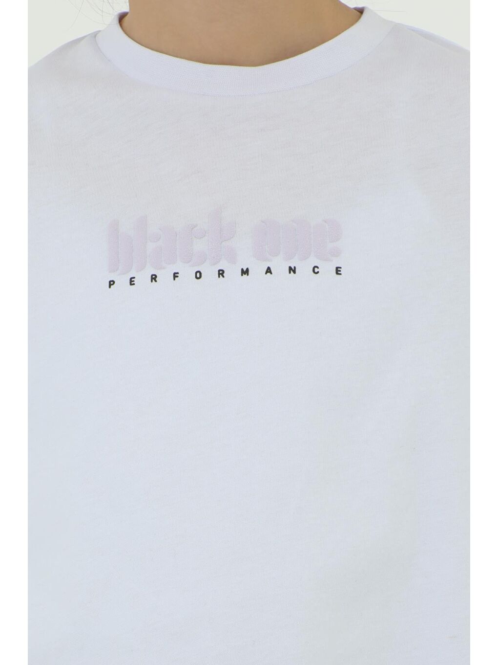 Lila Bisiklet Yaka Kız Çocuk Baskı Detaylı T-Shırt Ve Eşofman Takımı-6