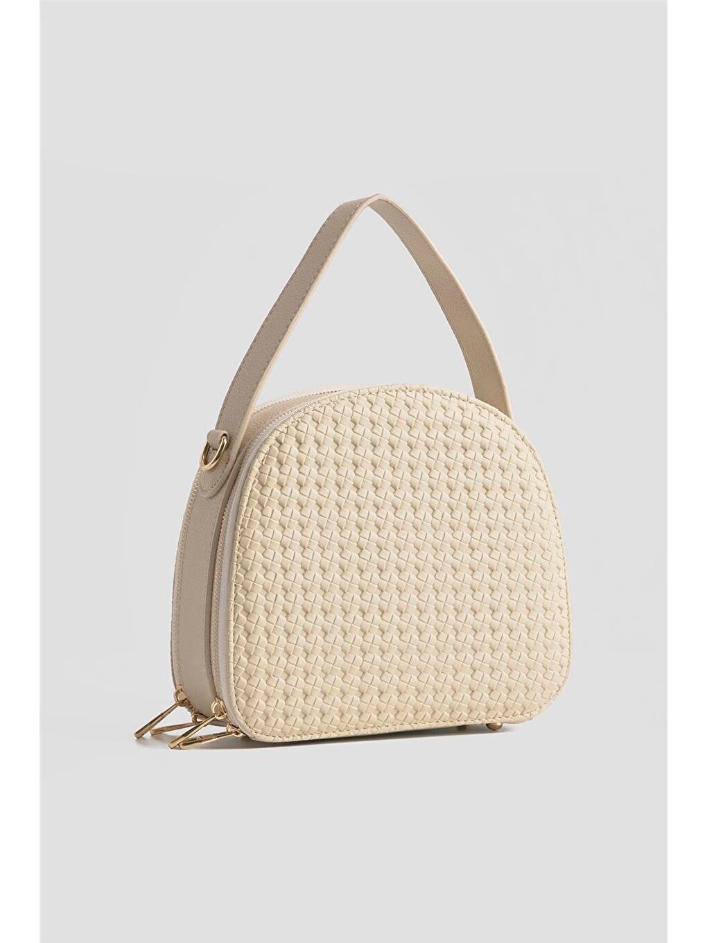 Ekru Çanta Örgü 25Yd7408 Krem-1