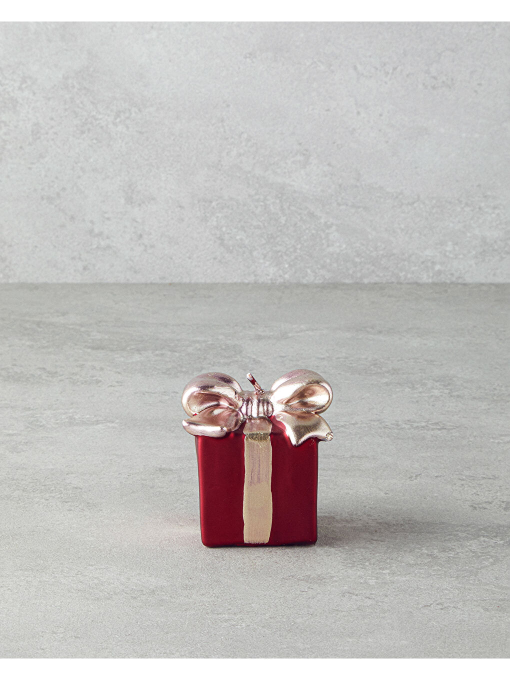 Giftbox Yılbaşı Mum 7,5 cm Kırmızı