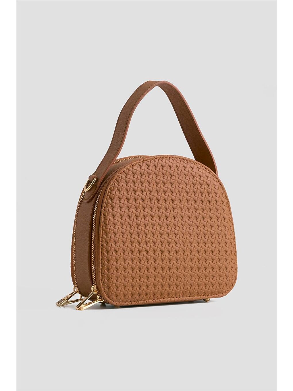 Kahverengi Çanta Örgü 25Yd7408 Taba-1