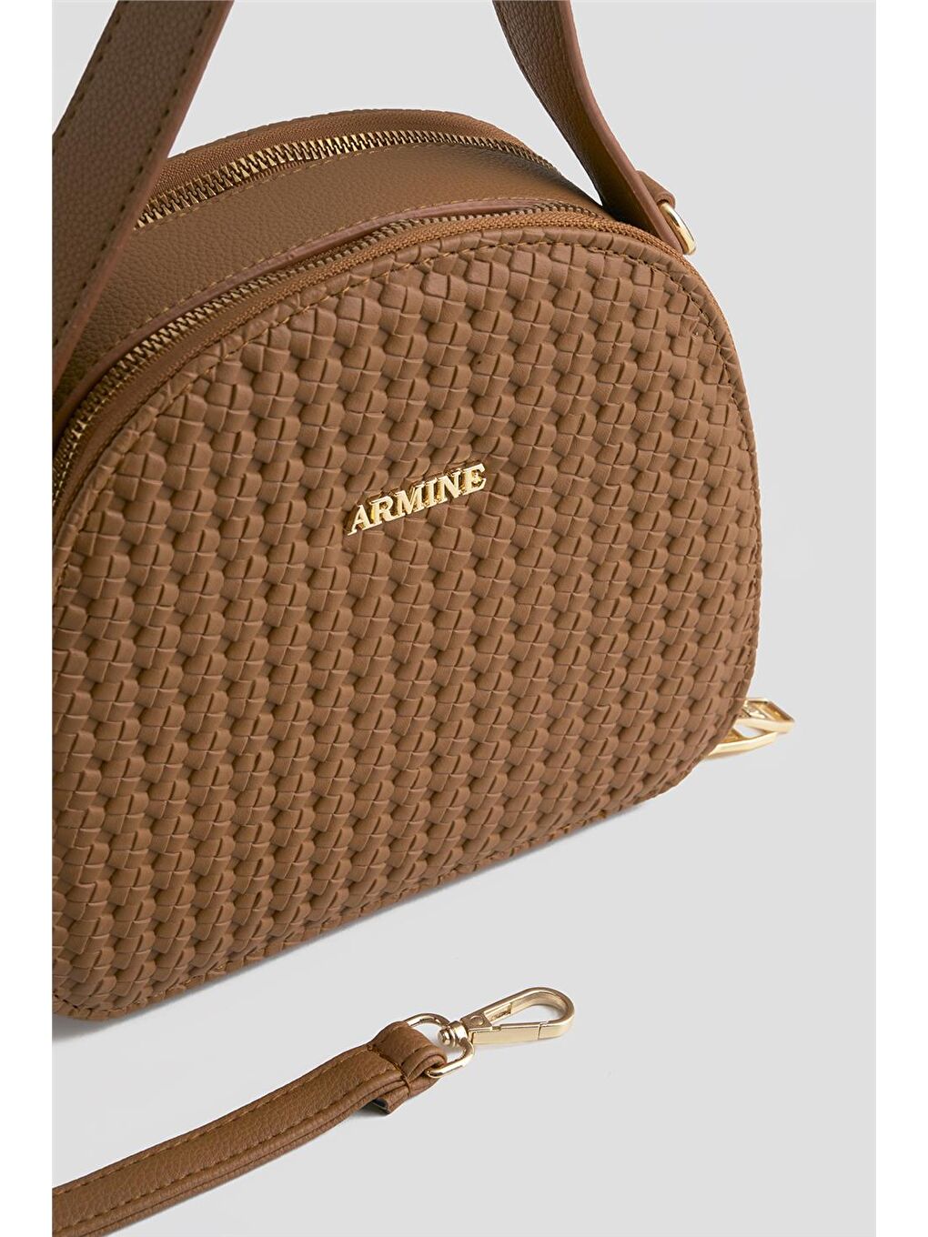 Kahverengi Çanta Örgü 25Yd7408 Taba-2