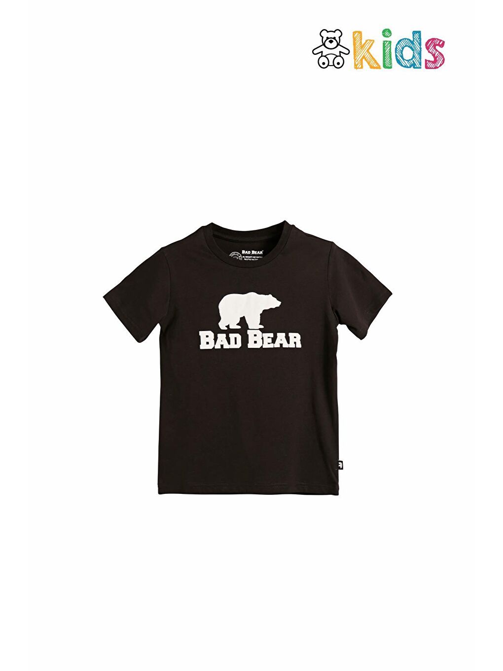 Bad Bear Siyah Bear Tee Kids Siyah T-Shirt Çocuk Tişört