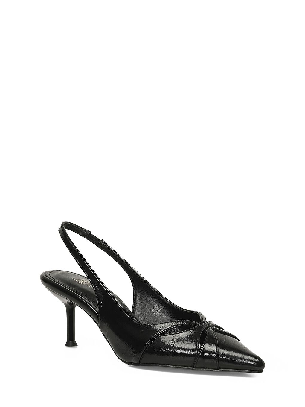 26S-603 6FX Siyah Kadın Topuklu Ayakkabı-1