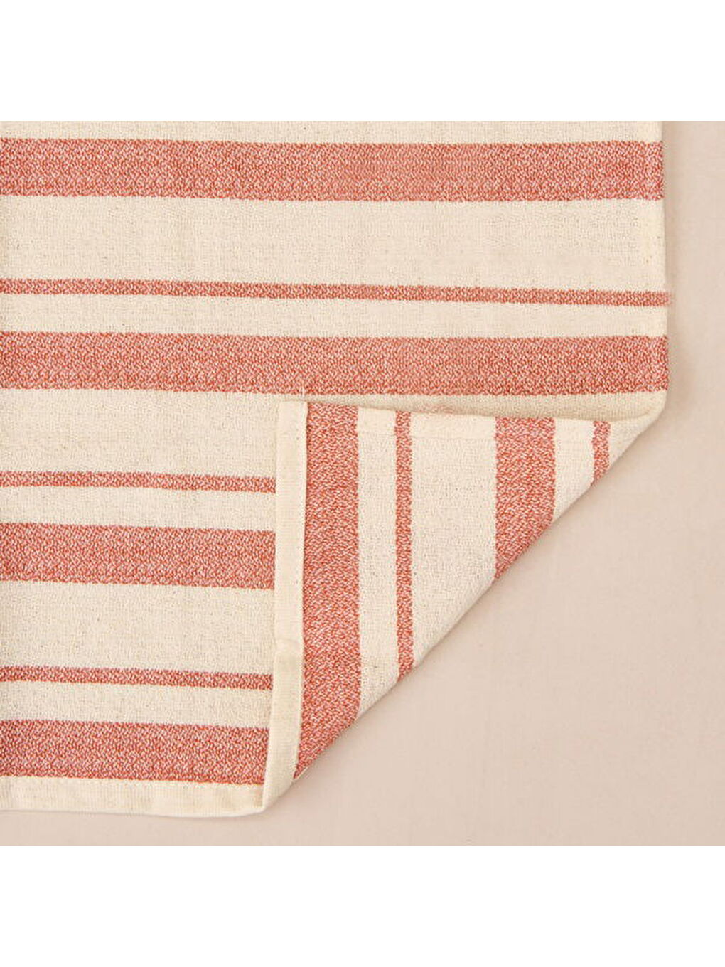 Lila Soft Alno 2'li Amerikan Servis - Ekru / Kiremit - 30x50 cm-3