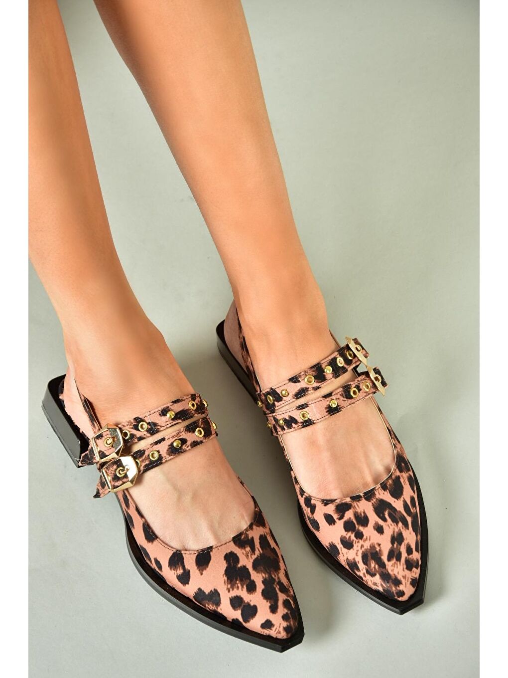 Kahverengi U5188006 Taba Kadın Ayakkabı-1