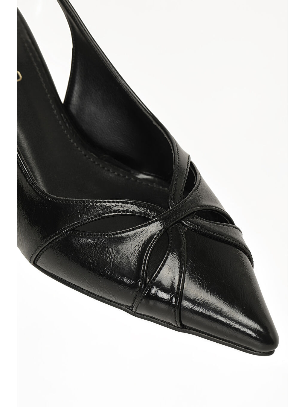 26S-603 6FX Siyah Kadın Topuklu Ayakkabı-6