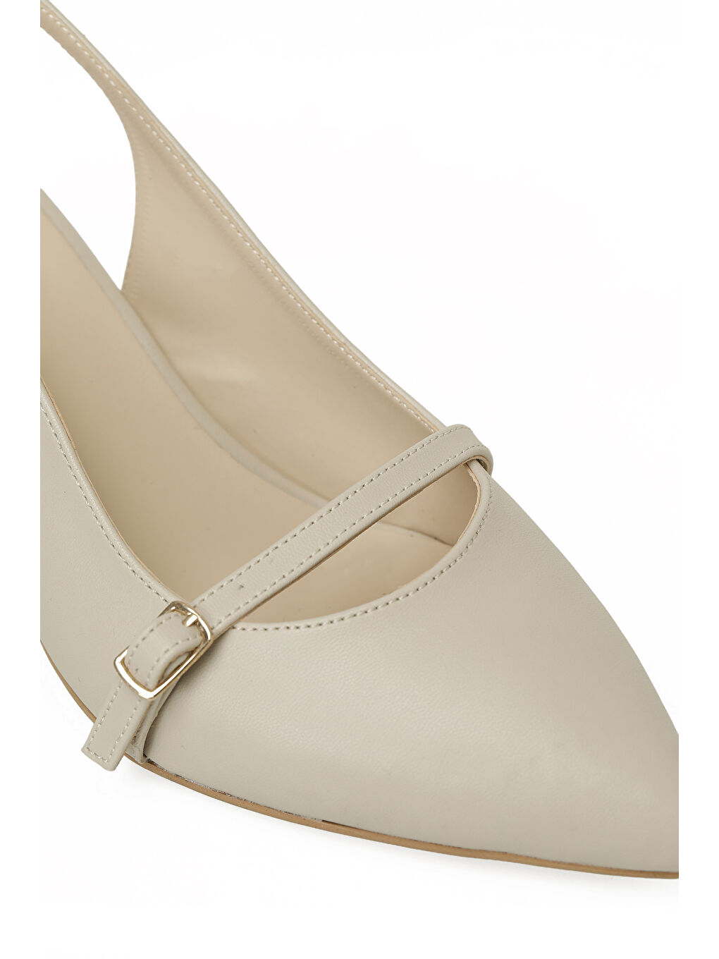 26S-602 6FX Bej Kadın Topuklu Ayakkabı-6