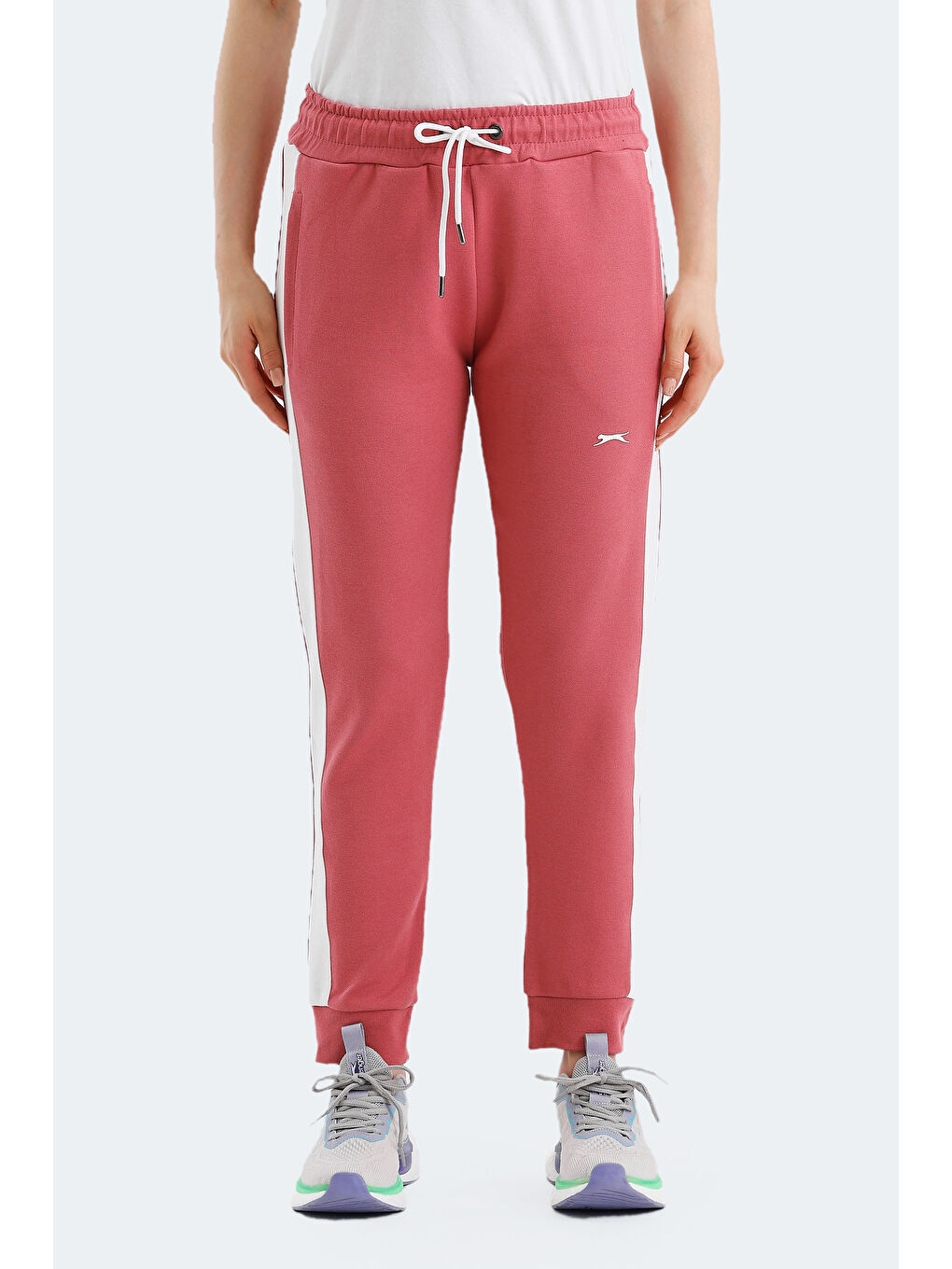 SLAZENGER Pembe VEVA Kadın Eşofman Altı Gül - 4