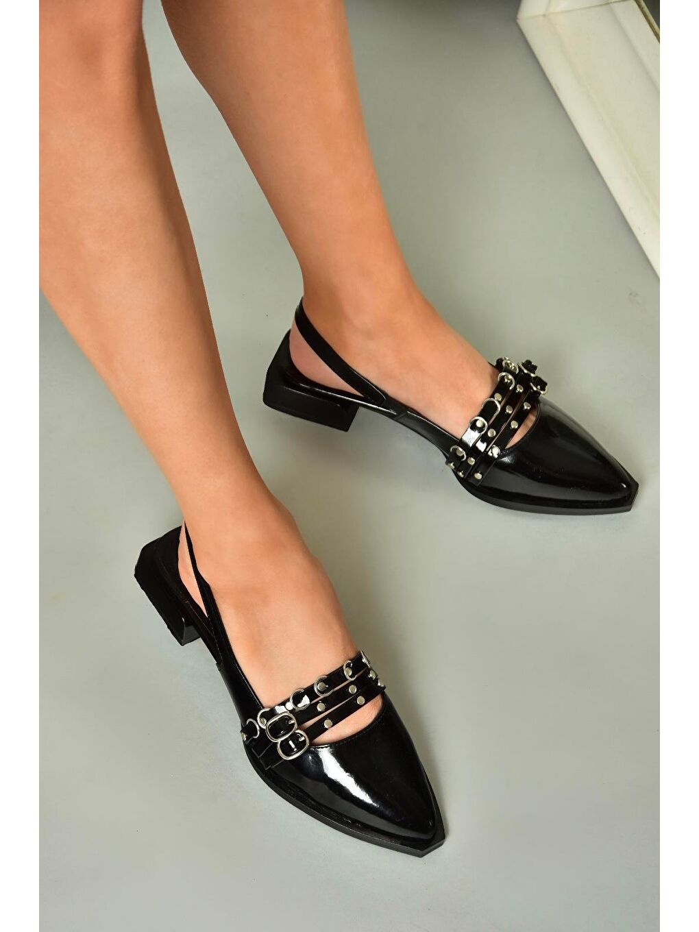 U5187005 Siyah Kadın Ayakkabı-1