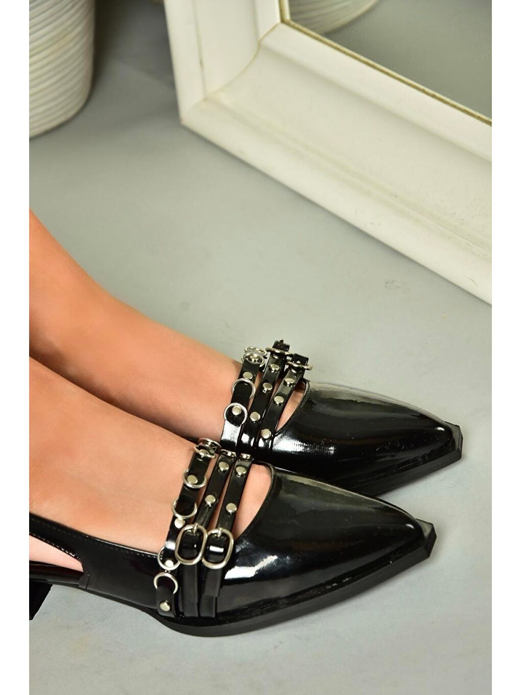 U5187005 Siyah Kadın Ayakkabı-2