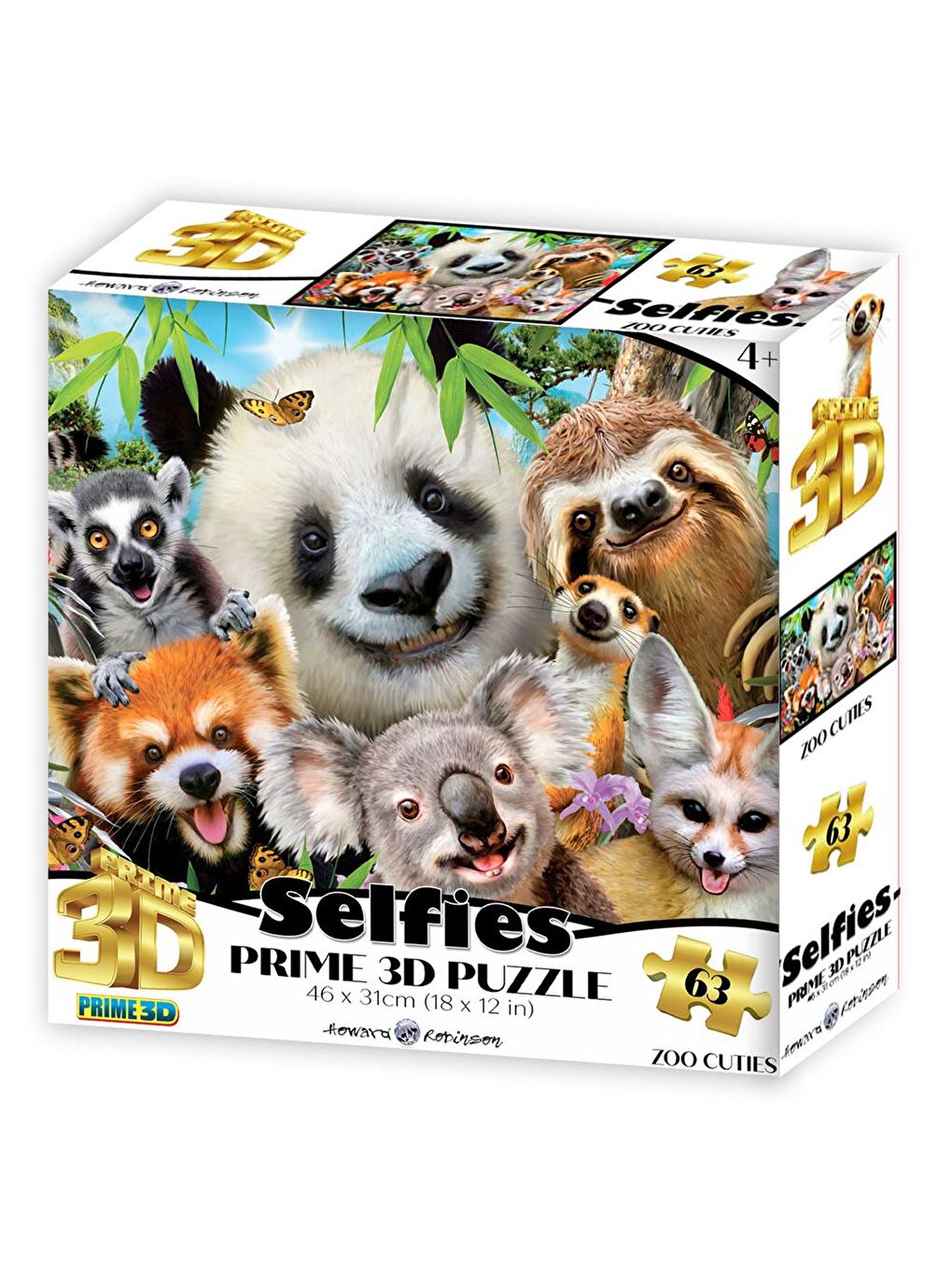 Hayvanat Bahçesi Şirinleri Selfie Puzzle 63 Parça 21064