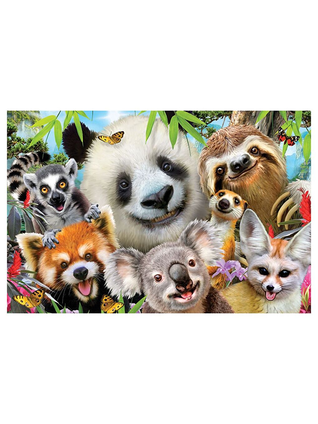 Hayvanat Bahçesi Şirinleri Selfie Puzzle 63 Parça 21064-1