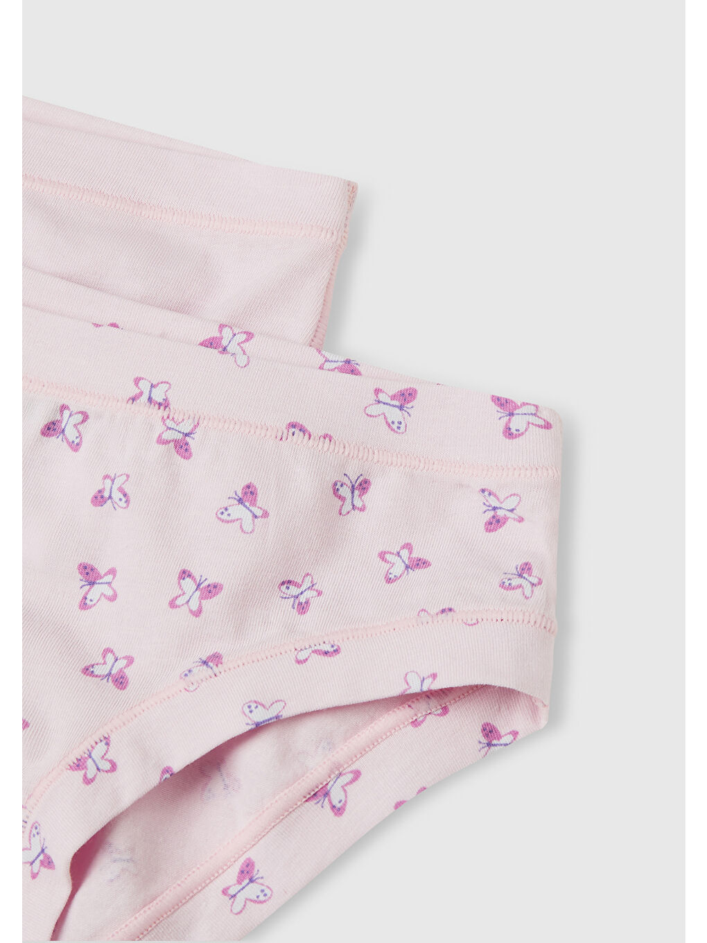 Kız Çocuk Pembe Klasik Kesim 2'li Külot Seti-2