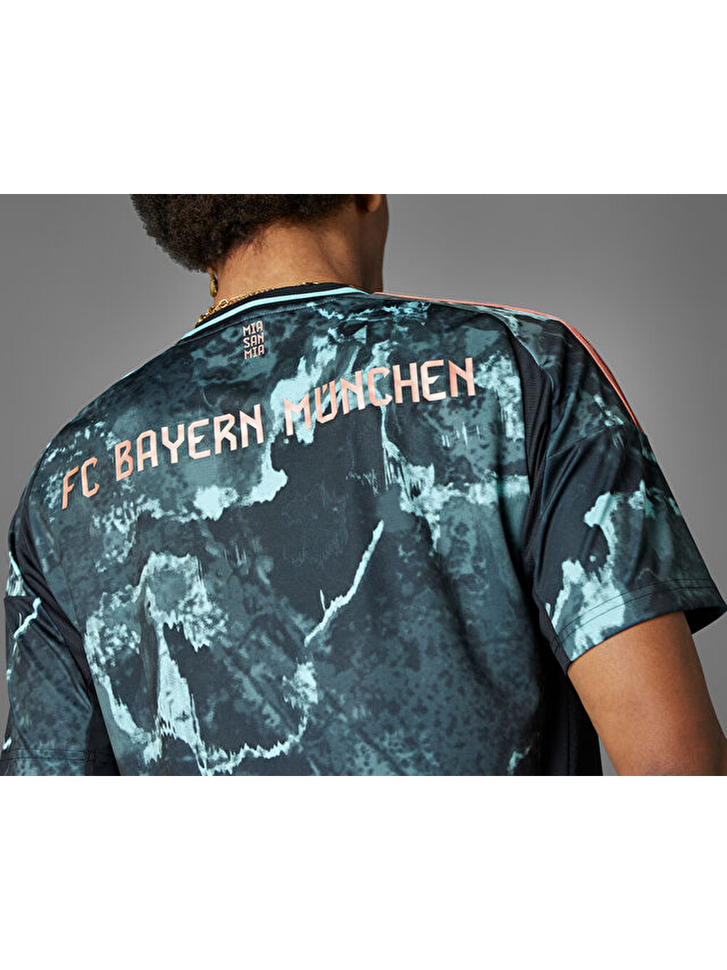 Fcb A Jsy Erkek Futbol Forması Iz3130 Siyah-4