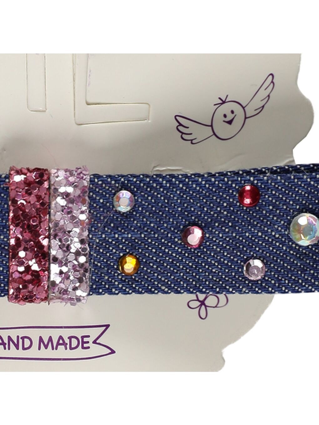 Mavi Kız Çocuk Simli Toka-1