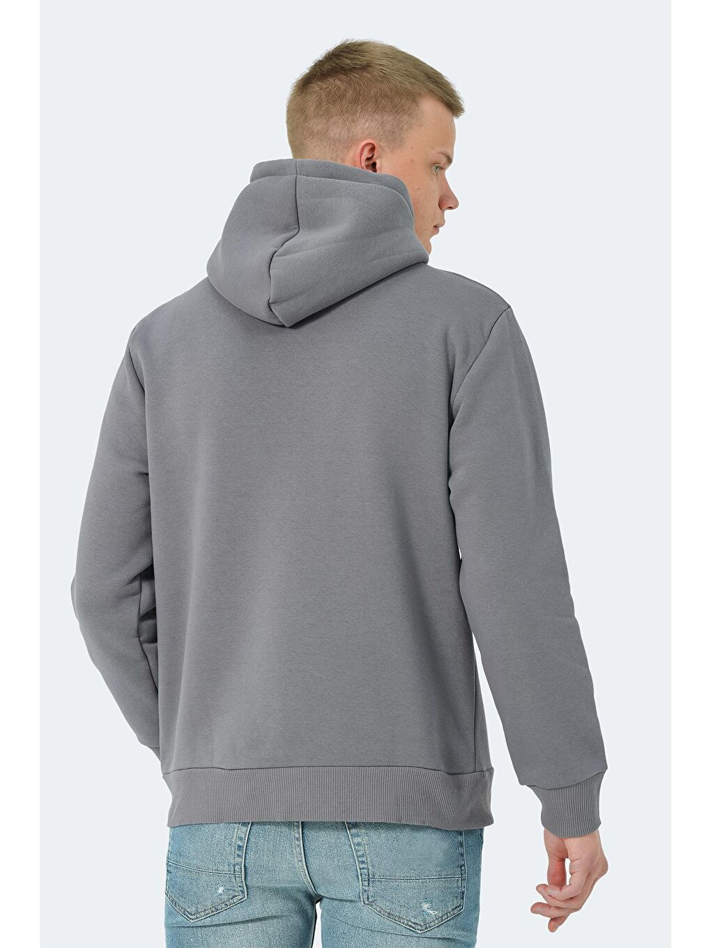 SLAZENGER Koyu Gri Erkek Sweatshirt Koyu Gri - 1