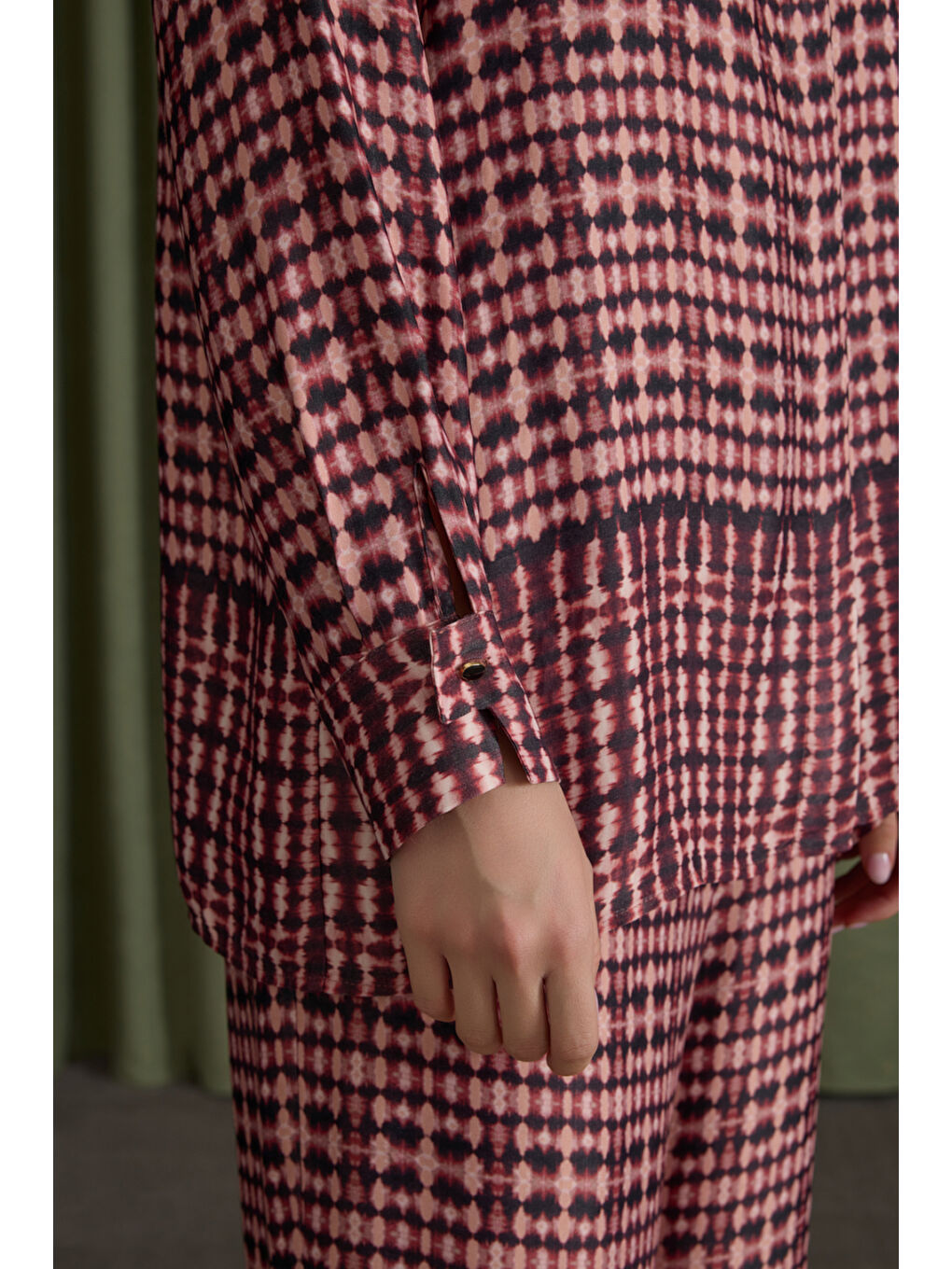 Bordo Desenli Viscon Bluz-2