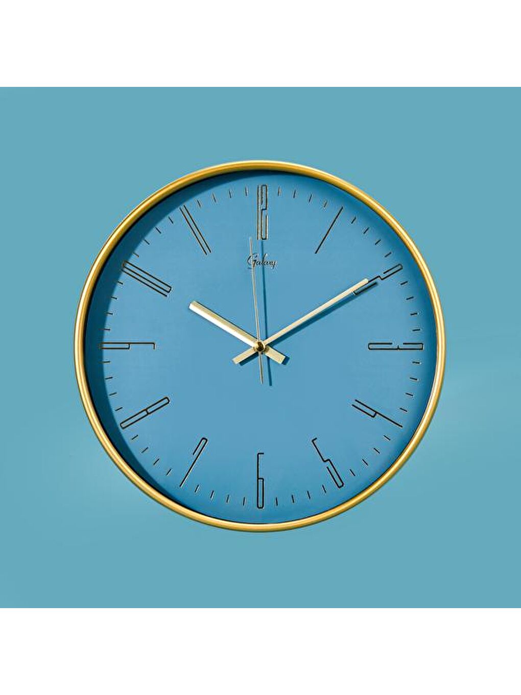 Modern Klasik Duvar Saati - Gri - 30 cm-3